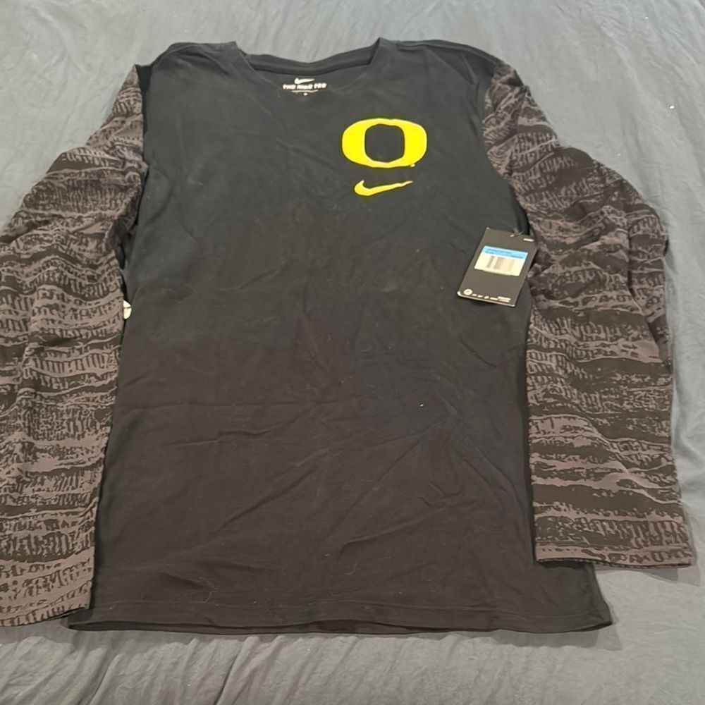 Oregon Ducks Nike Black Long Sleeve Men's Shirt